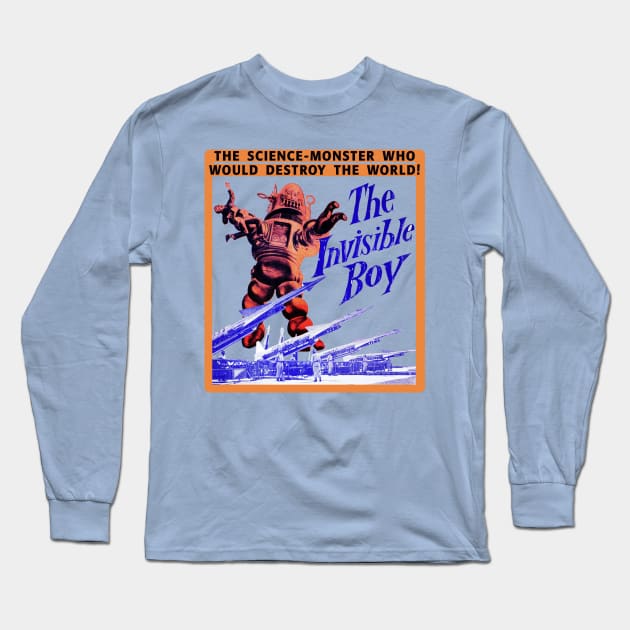 Invisible Boy Long Sleeve T-Shirt by MonsterKidRadio